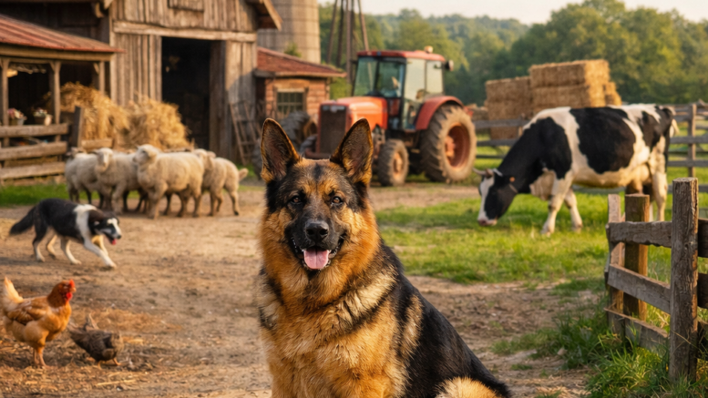 Hunderasse als Hofhund