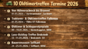 Oldtimertreffen auf Bauernhöfen