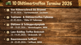 Oldtimertreffen auf Bauernhöfen