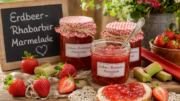 Erdbeer Rhabarber Marmelade