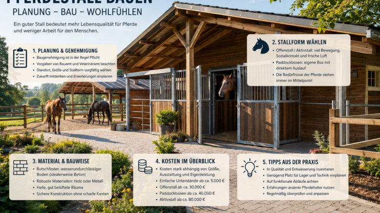 Pferdestall bauen
