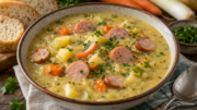 Landfrauen Kartoffelsuppe mit Würstchen
