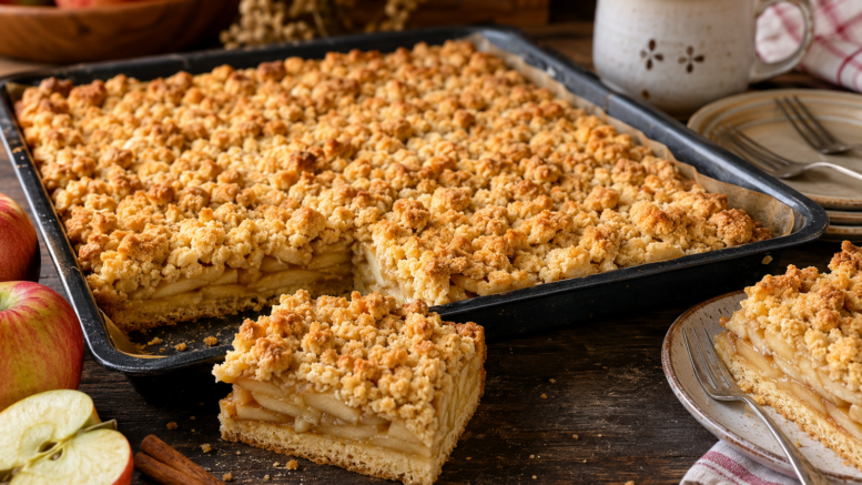 Landfrauen Apfelkuchen vom Blech