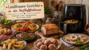 Landfrauen Gerichte in der Heißluftfritteuse