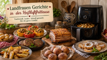 Landfrauen Gerichte in der Heißluftfritteuse
