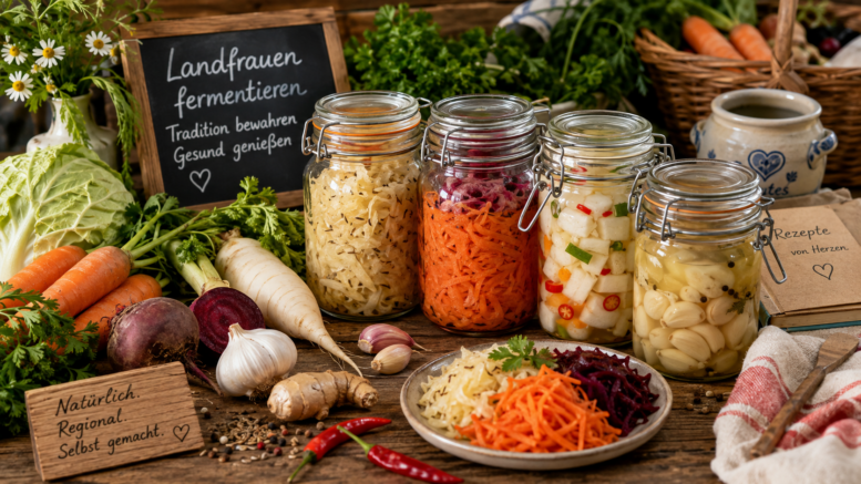 Landfrauen fermentieren