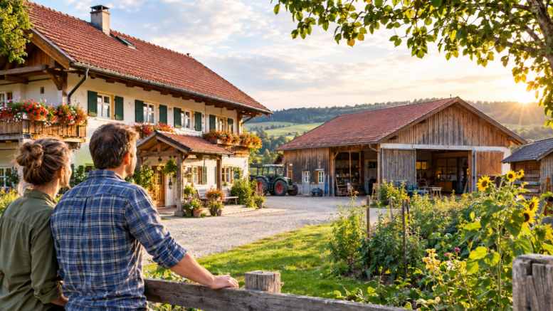 einen Bauernhof zu mieten
